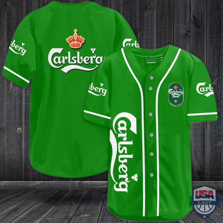 Carlsberg Beer Lager Baseball Jersey