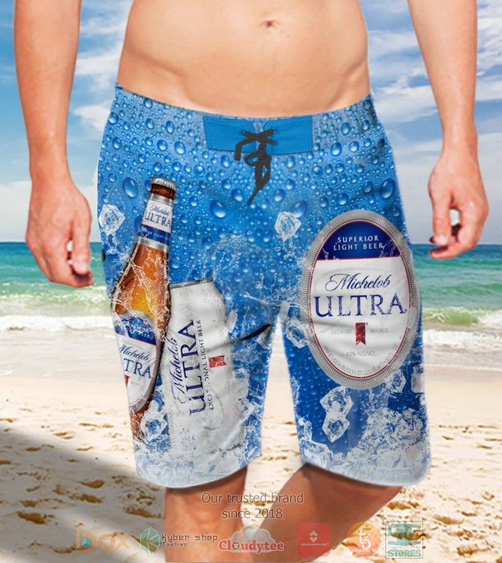 NEW Michelob ULTRA cold beach shorts