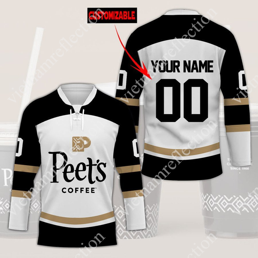 Personalized Peet’s Coffee hockey jersey
