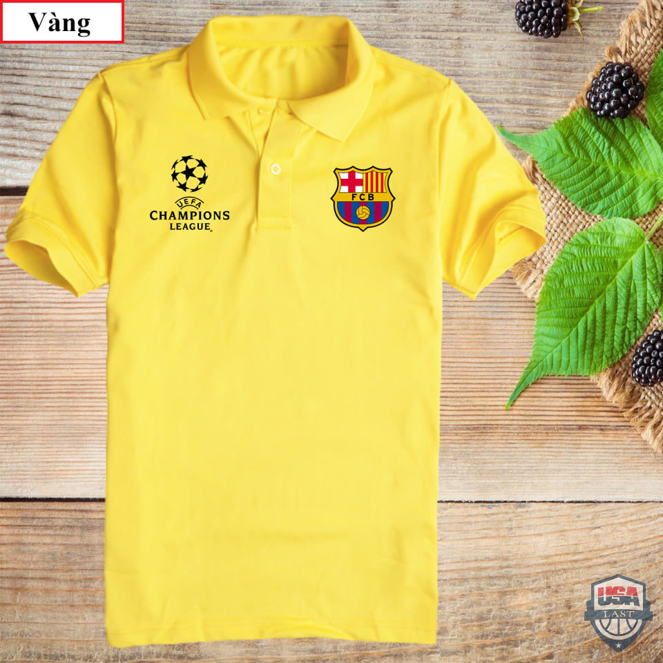 Barcelona Football Club Yellow Polo Shirt