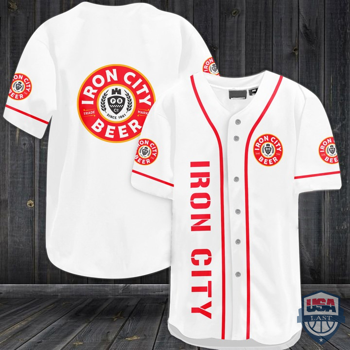 Iron City Beer Baseball Jersey