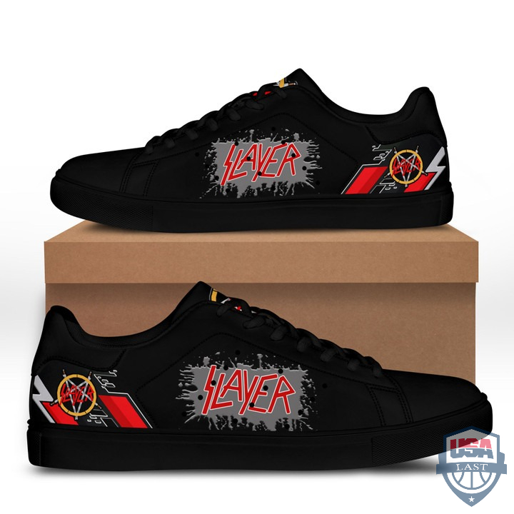 Slayer Red Line Stan Smith Shoes