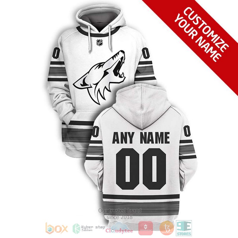 NEW Arizona Coyotes NHL white Personalized 3D shirt, hoodie