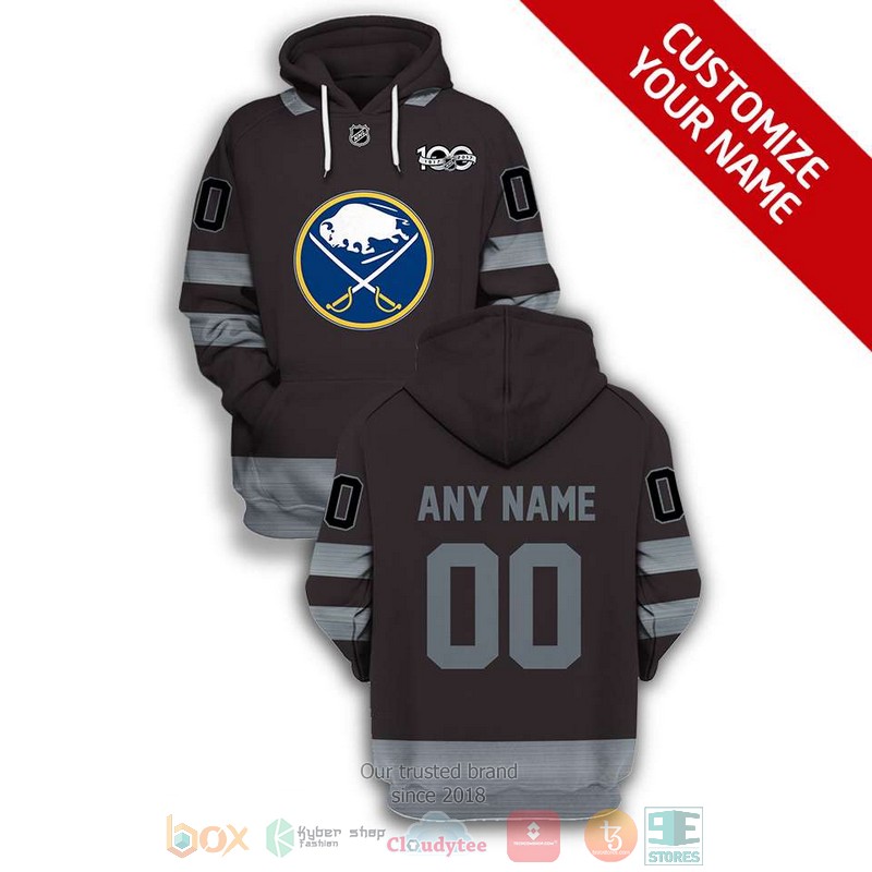 NEW Buffalo Sabres NHL brown grey Personalized 3D shirt, hoodie