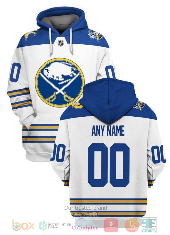 NEW Buffalo Sabres NHL white blue Personalized 3D shirt, hoodie