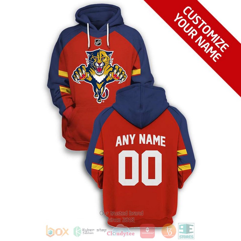 NEW Florida Panthers NHL blue red Personalized 3D shirt, hoodie