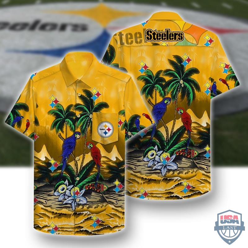 Pittsburgh Steelers Parrots Hawaiian Shirt