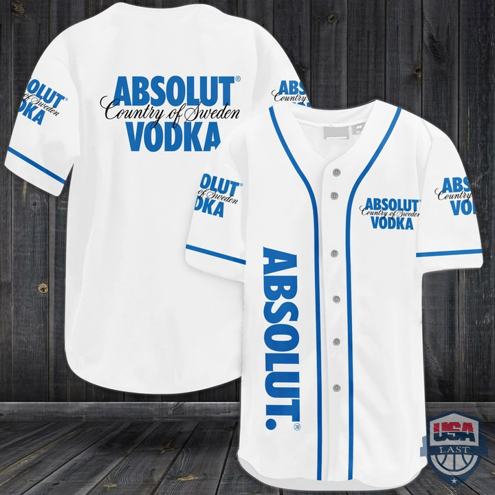 Absolut Country Of Sweden Vodka Baseball Jersey