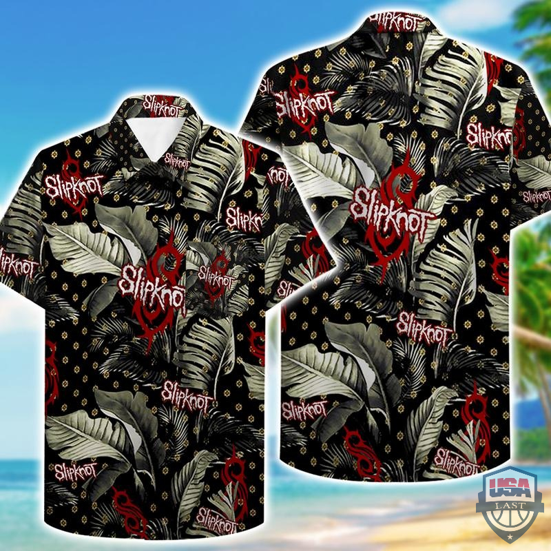 Slipknot Tropical Leaves Hawaiian Shirt