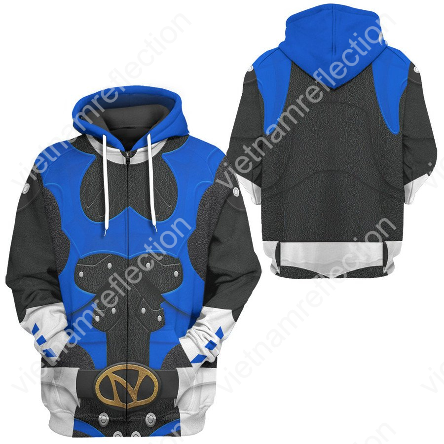 Psycho Rangers Blue Psycho costume 3d hoodie t-shirt apparel