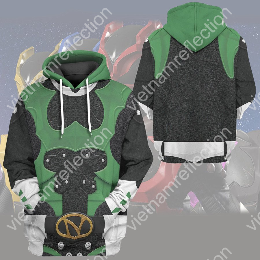 Psycho Rangers Green Psycho costume 3d hoodie t-shirt apparel