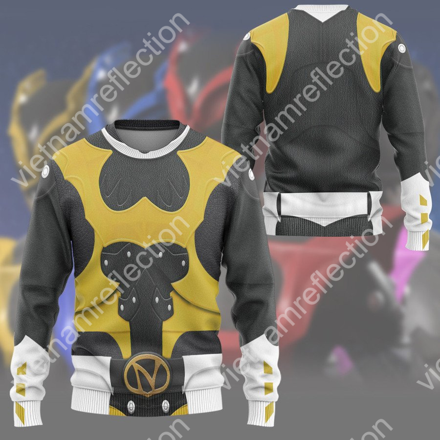 Psycho Rangers Yellow Psycho costume 3d hoodie t-shirt apparel