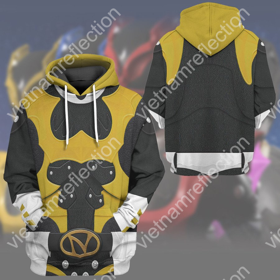 Psycho Rangers Yellow Psycho costume 3d hoodie t-shirt apparel