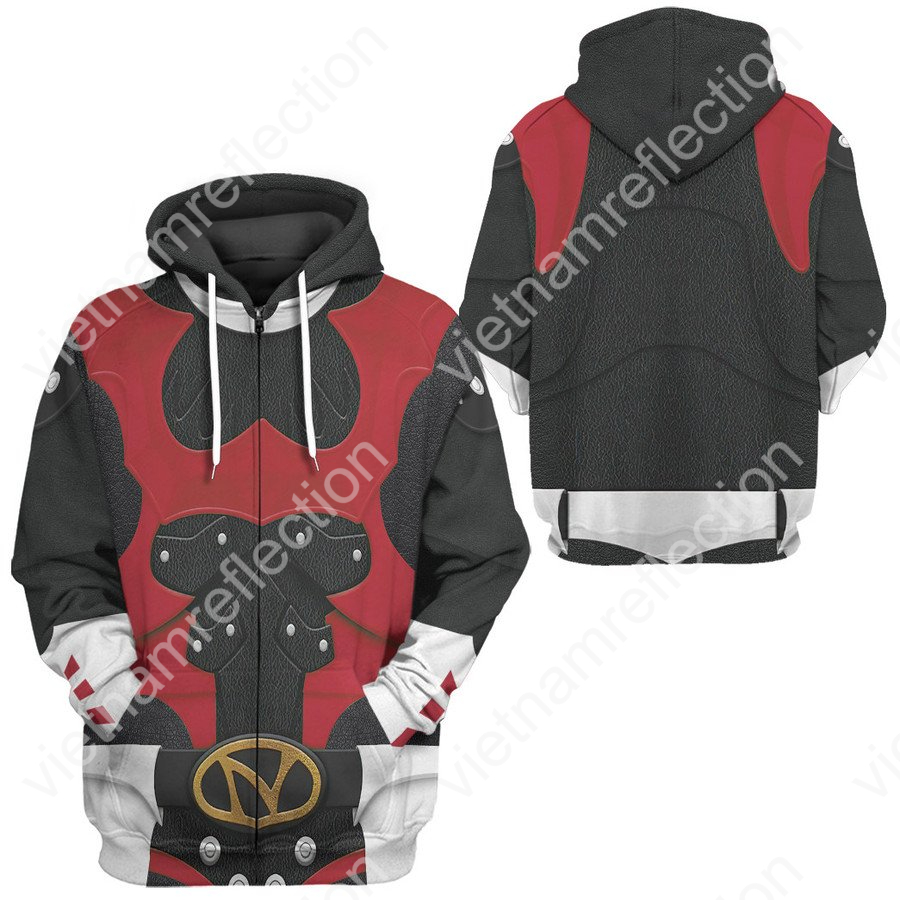Psycho Rangers Red Psycho costume 3d hoodie t-shirt apparel