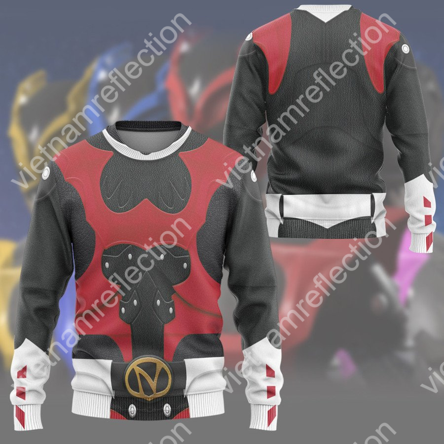 Psycho Rangers Red Psycho costume 3d hoodie t-shirt apparel