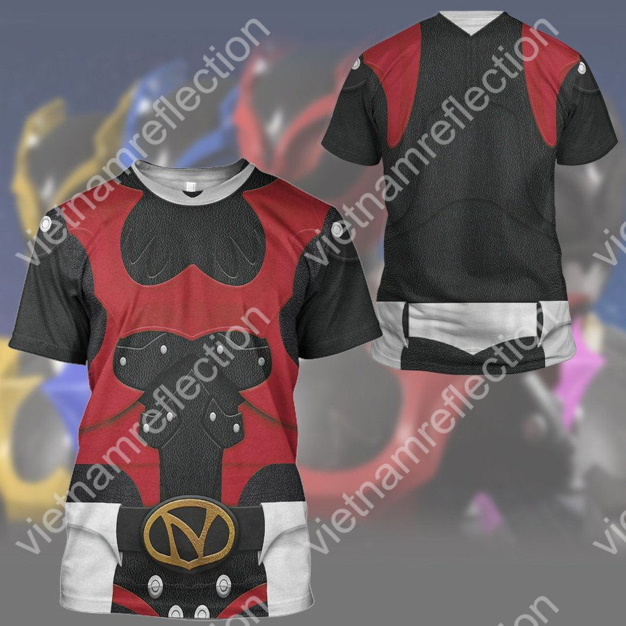 Psycho Rangers Red Psycho costume 3d hoodie t-shirt apparel