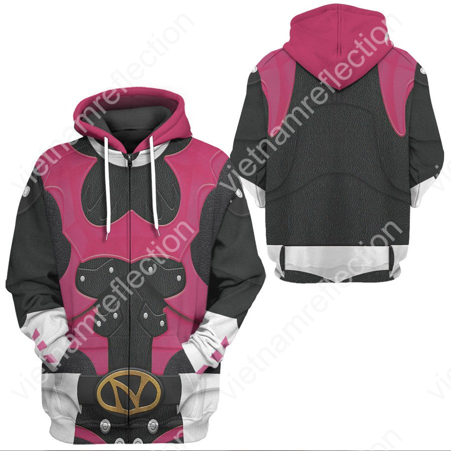 Psycho Rangers Pink Psycho costume 3d hoodie t-shirt apparel