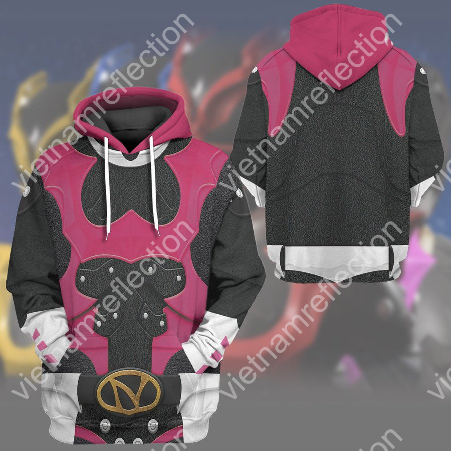 Psycho Rangers Pink Psycho costume 3d hoodie t-shirt apparel