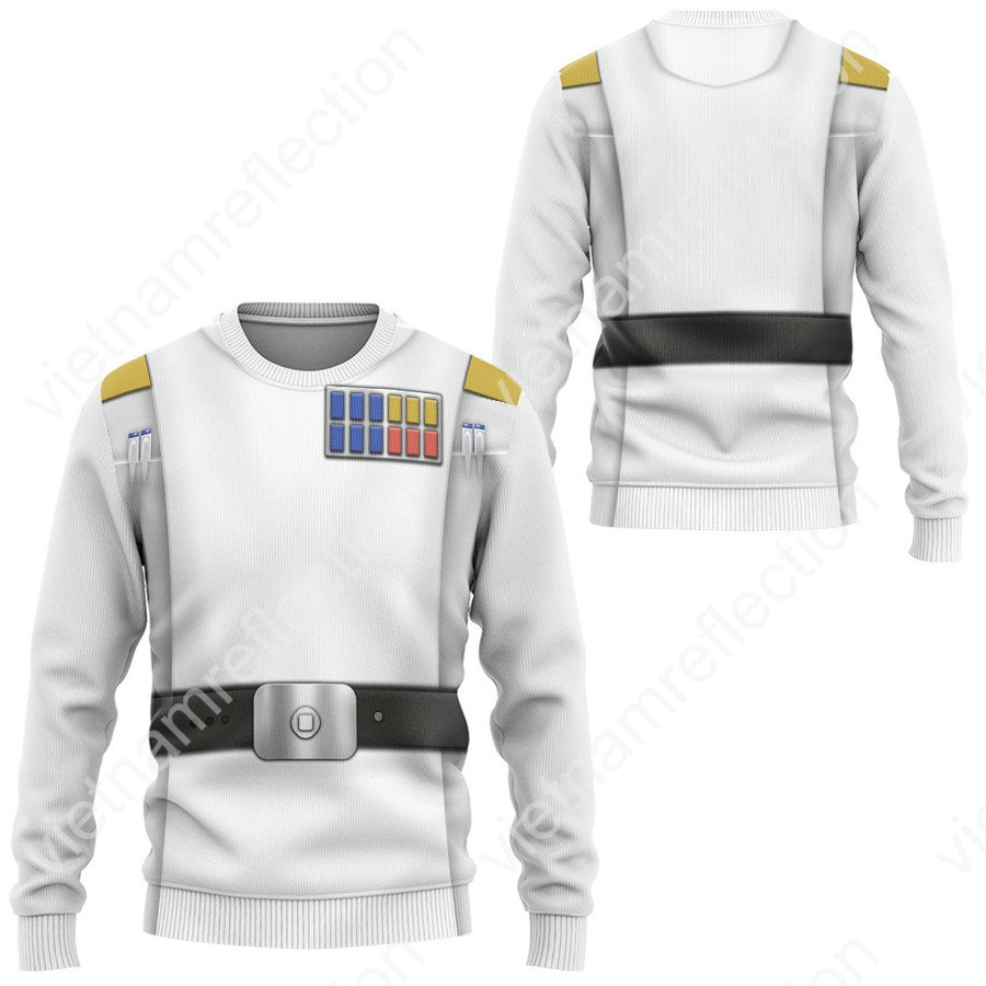 Star Wars Grand Admiral Uniform cosplay 3d hoodie t-shirt apparel