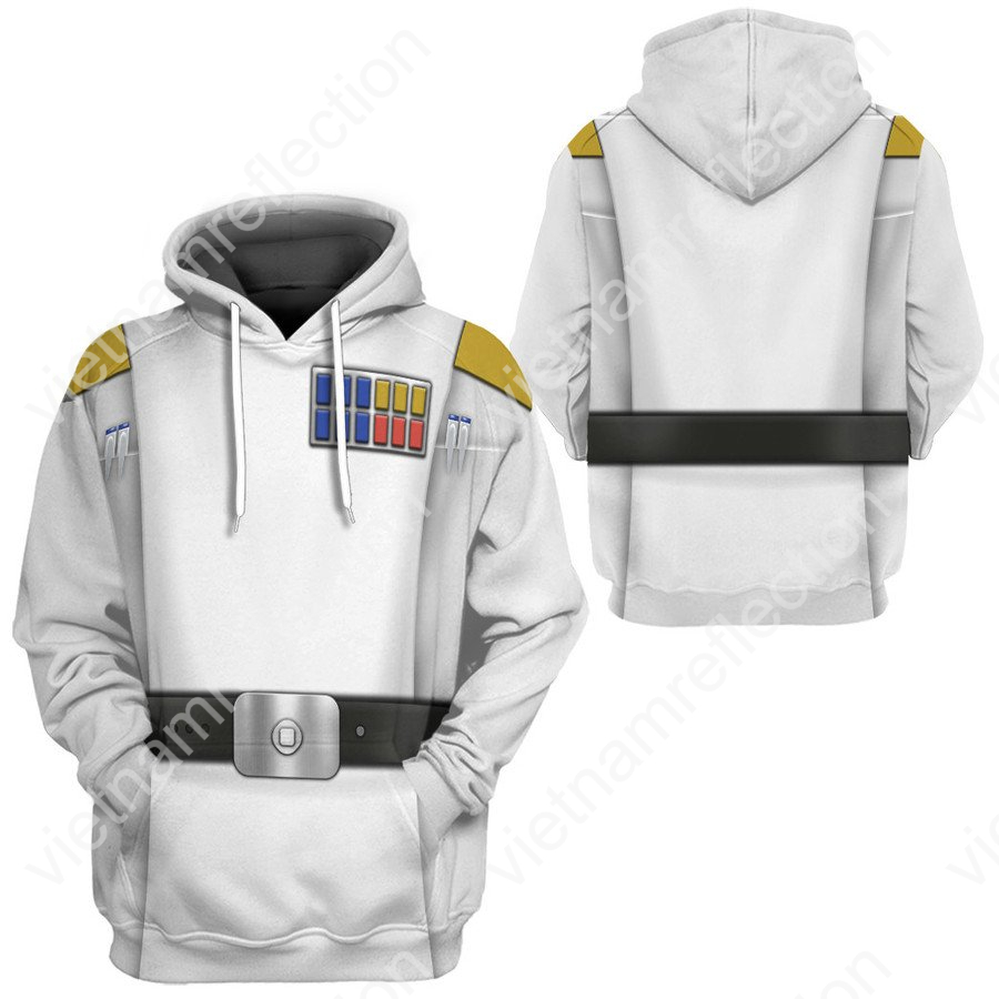 Star Wars Grand Admiral Uniform cosplay 3d hoodie t-shirt apparel