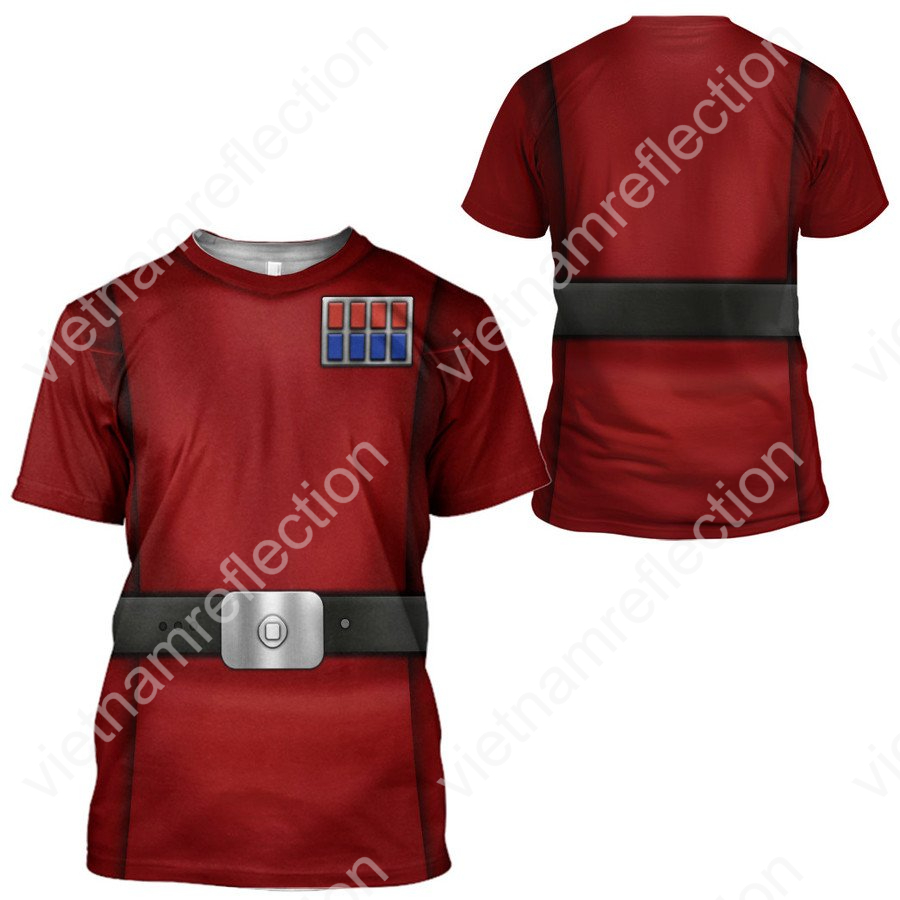 Star Wars Imperial Intelligence Officer Uniform cosplay 3d hoodie t-shirt apparel