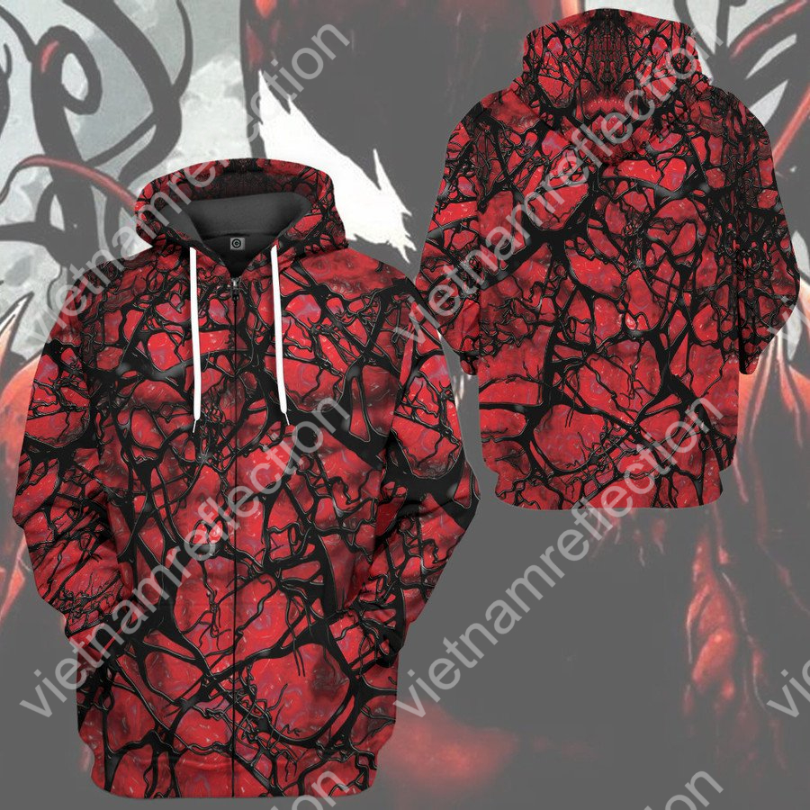 Venom Carnage cosplay 3d hoodie t-shirt apparel