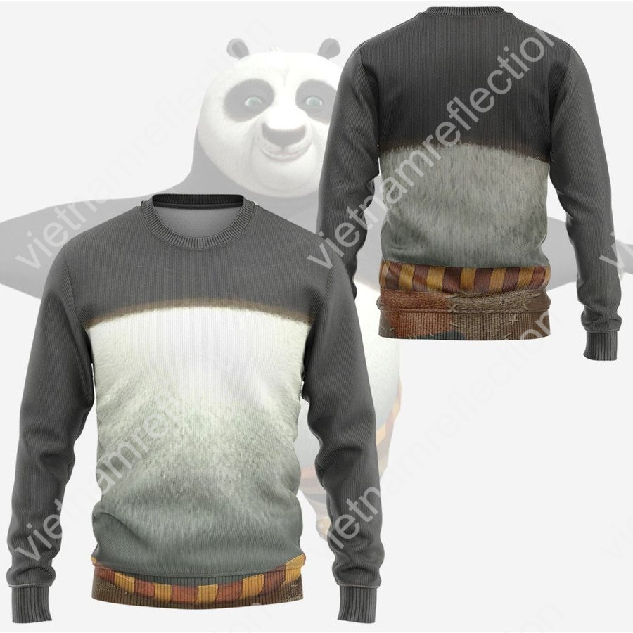 Kung Fu Panda Po cosplay 3d hoodie t-shirt apparel