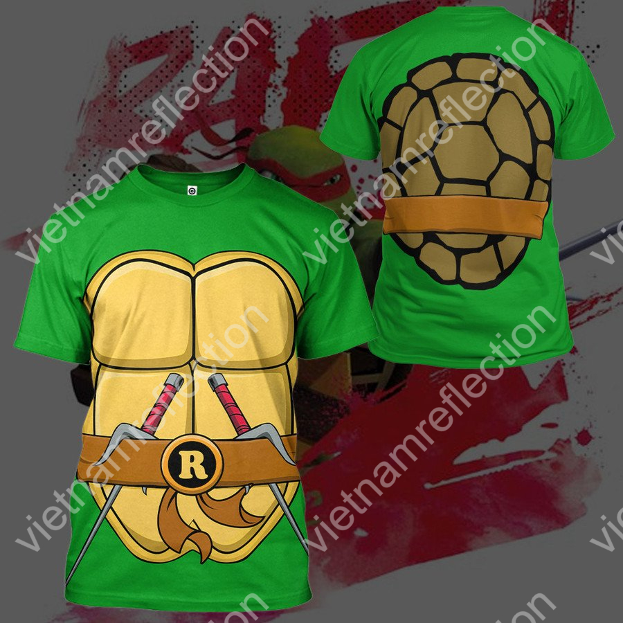 Raphael TMNT 1987 Raph cosplay 3d hoodie t-shirt apparel