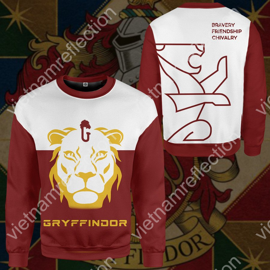 Harry Potter Gryffindor Lions 3d hoodie t-shirt apparel