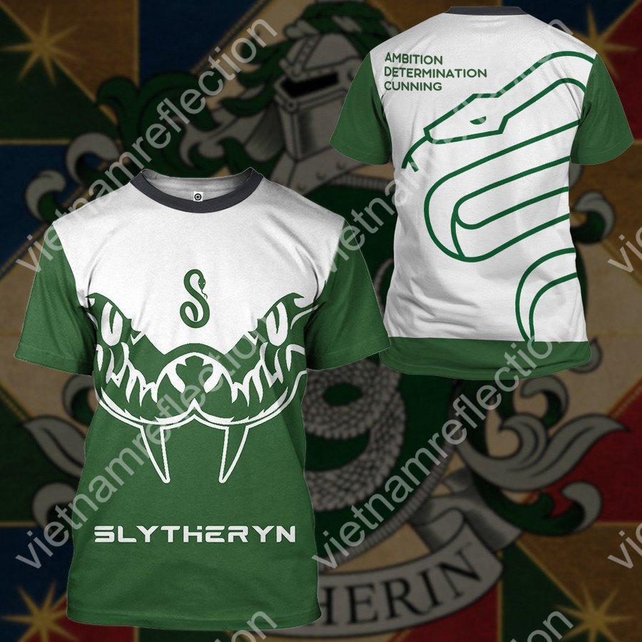 Harry Potter Slytherin Serpent 3d hoodie t-shirt apparel