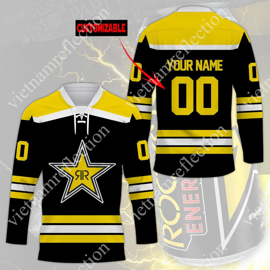 Personalized Rockstar Energy hockey jersey