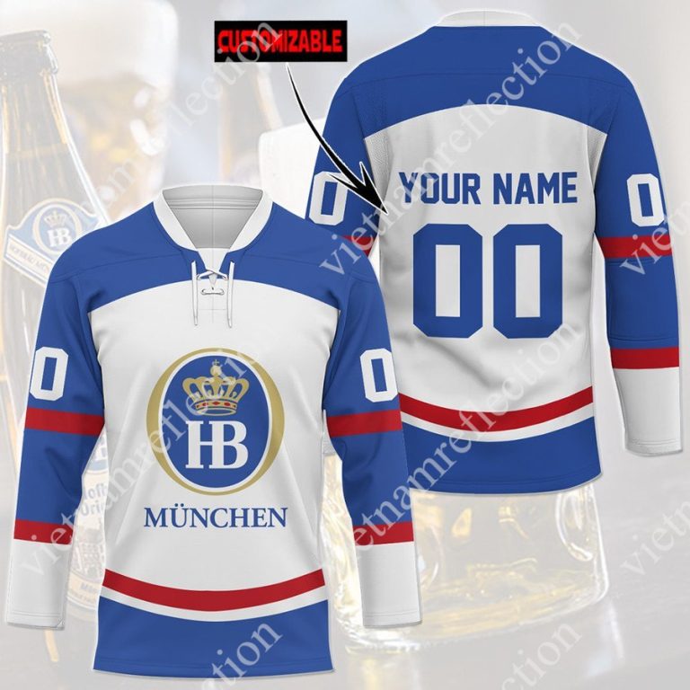 Personalized HB Munchen beer hockey jersey