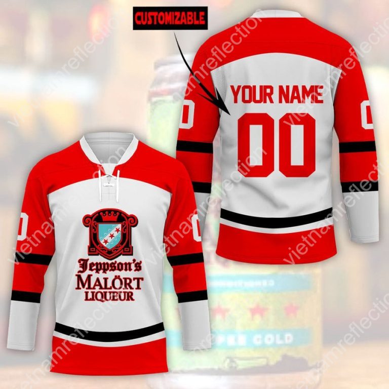 Personalized Jeppson's Malort Liqueur hockey jersey