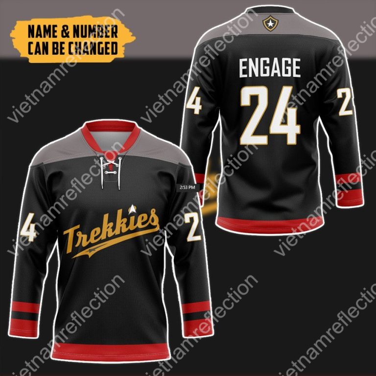 Personalized Trekkies hockey jersey