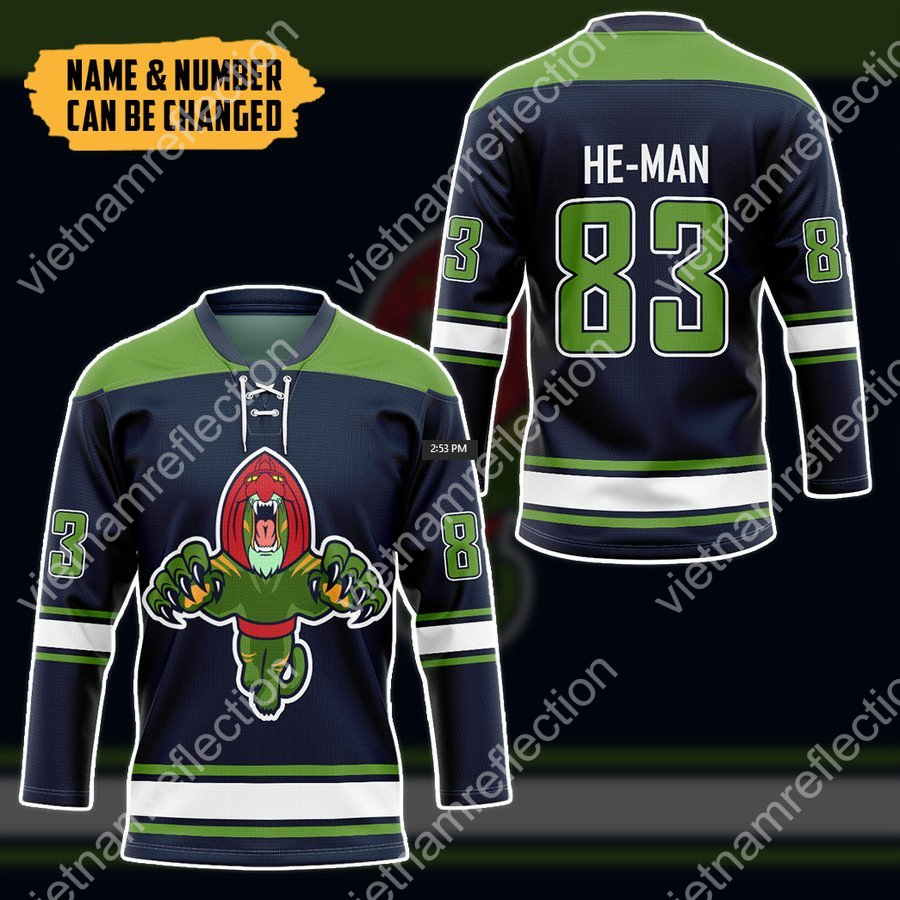 Personalized He Man hockey jersey