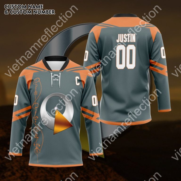 Personalized Star Trek Confederacy of Vulcan hockey jersey