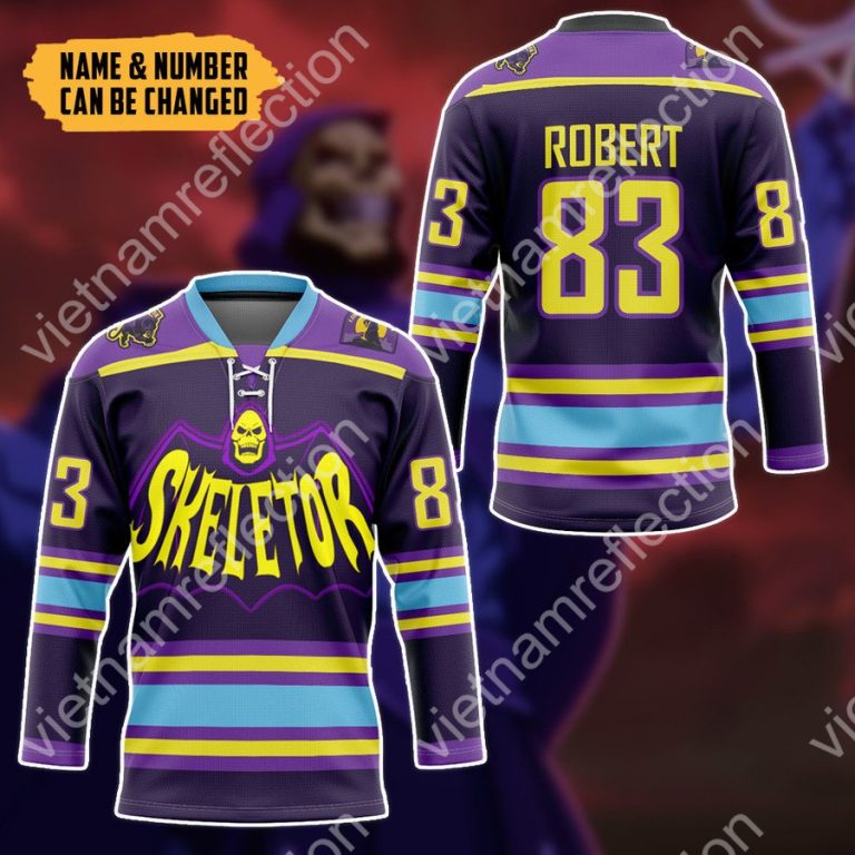 Personalized He Man Skeletor hockey jersey