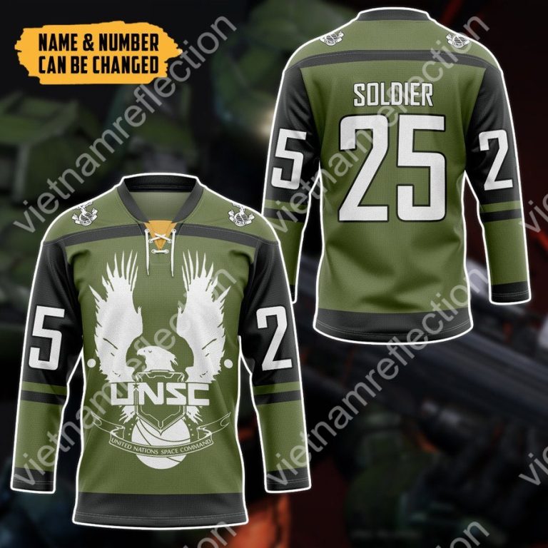 Personalized UNSC Halo Infinite hockey jersey