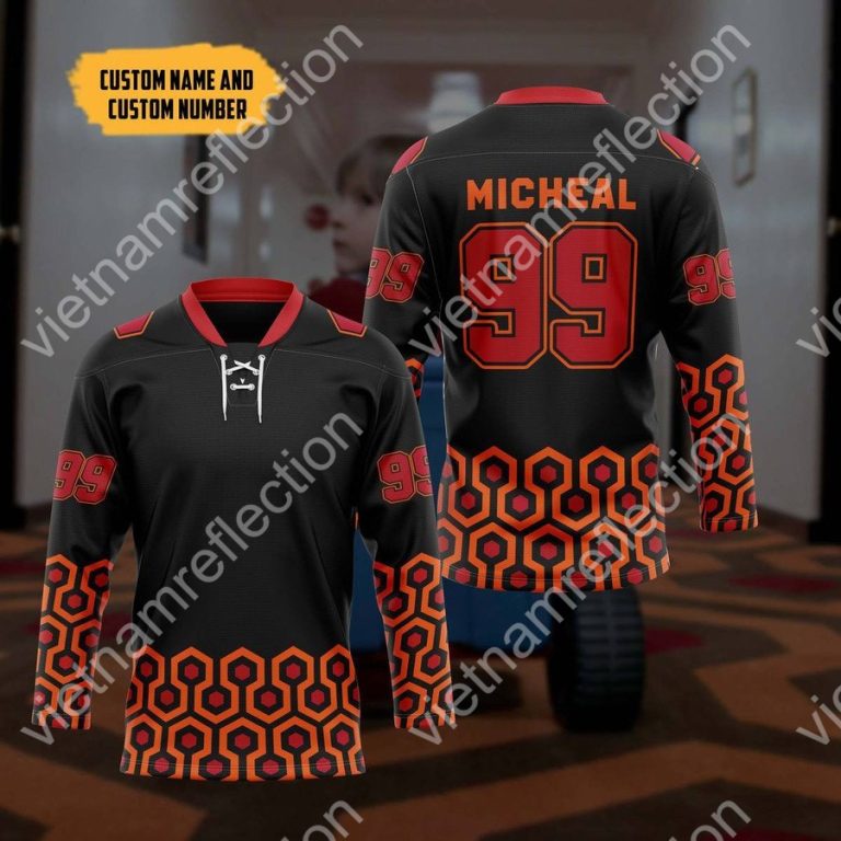 Personalized Overlook Hotel Carpet The Shining hockey jersey