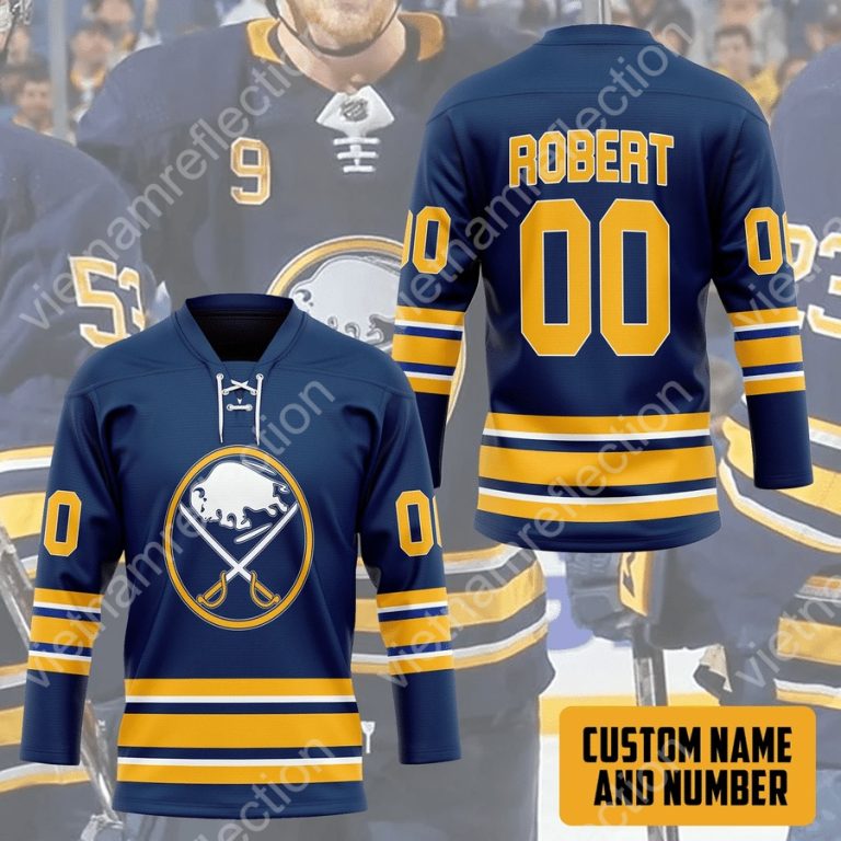 Personalized Buffalo Sabres NHL hockey jersey