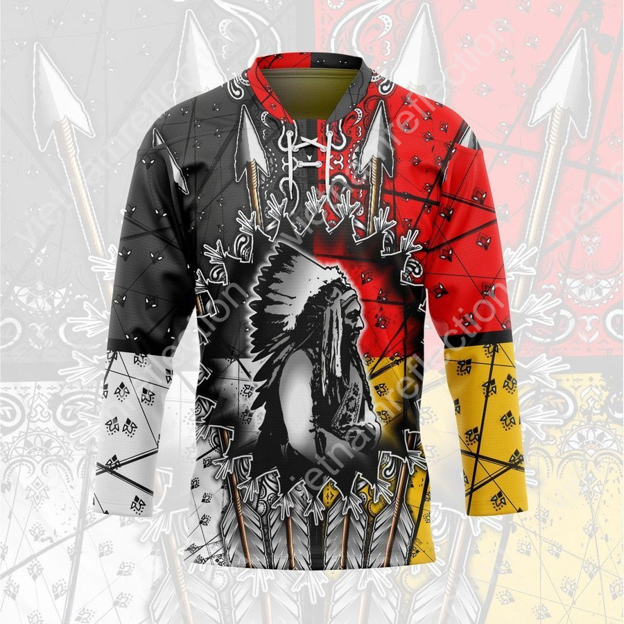 Native American hockey jersey