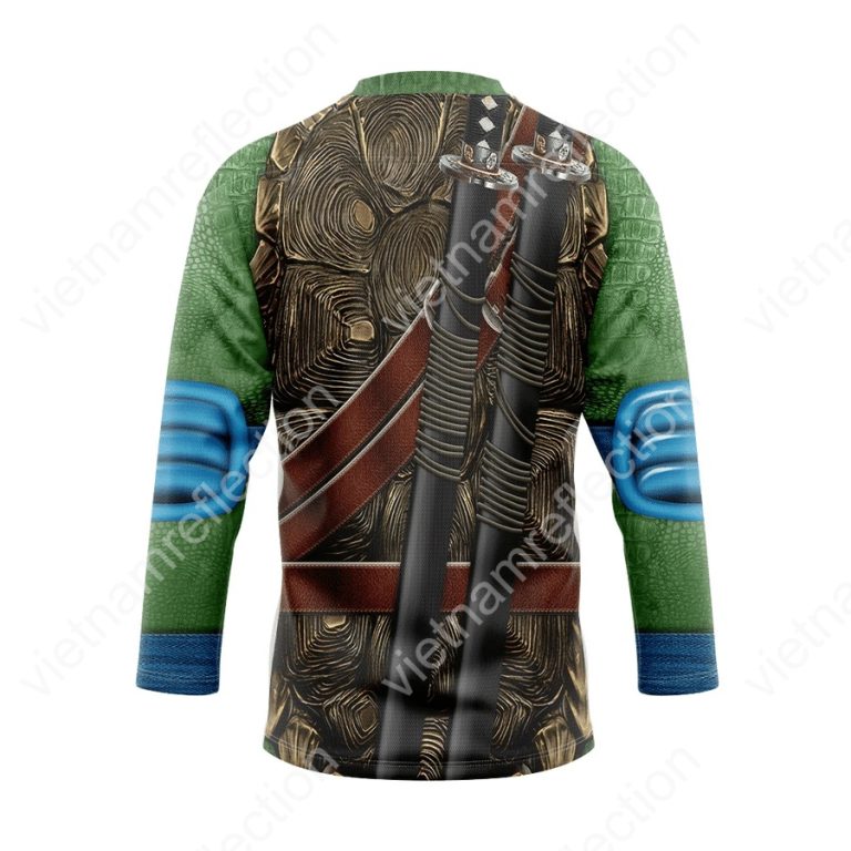 TMNT Leonardo cosplay hockey jersey