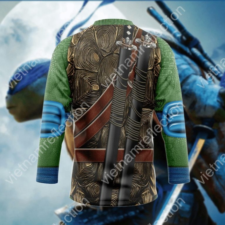 TMNT Leonardo cosplay hockey jersey