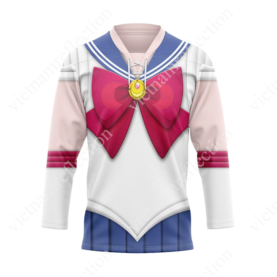 Sailor Moon cosplay hockey jersey