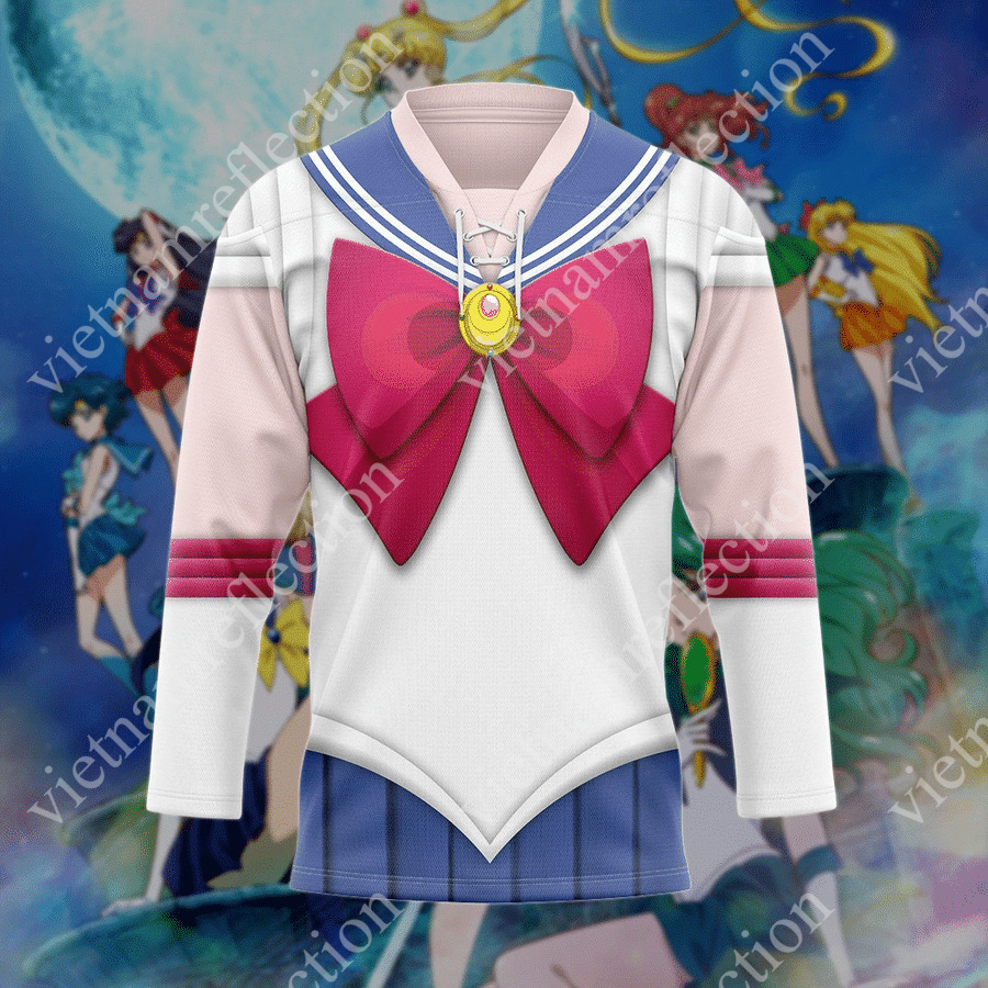 Sailor Moon cosplay hockey jersey