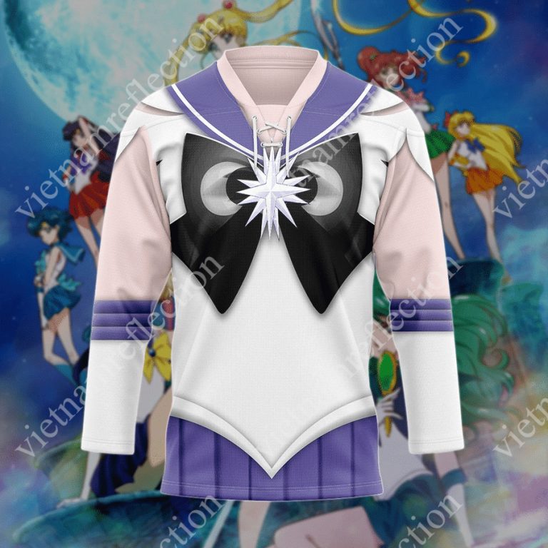 Sailor Moon Sailor Saturn cosplay hockey jersey