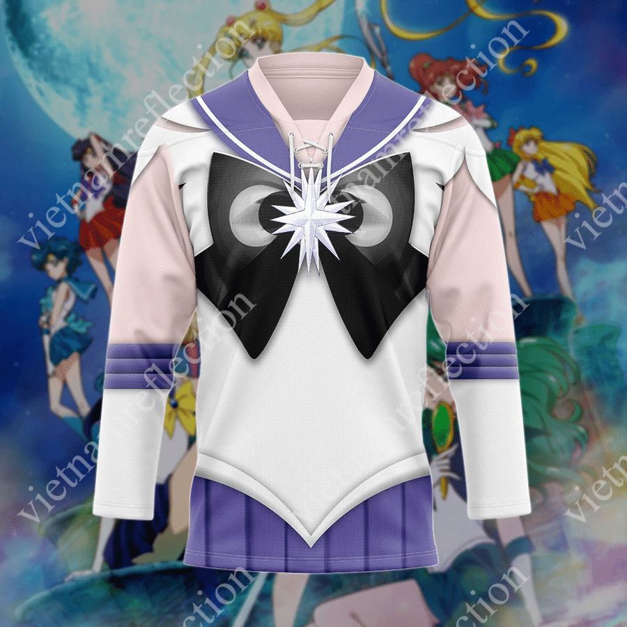 Sailor Moon Sailor Saturn cosplay hockey jersey