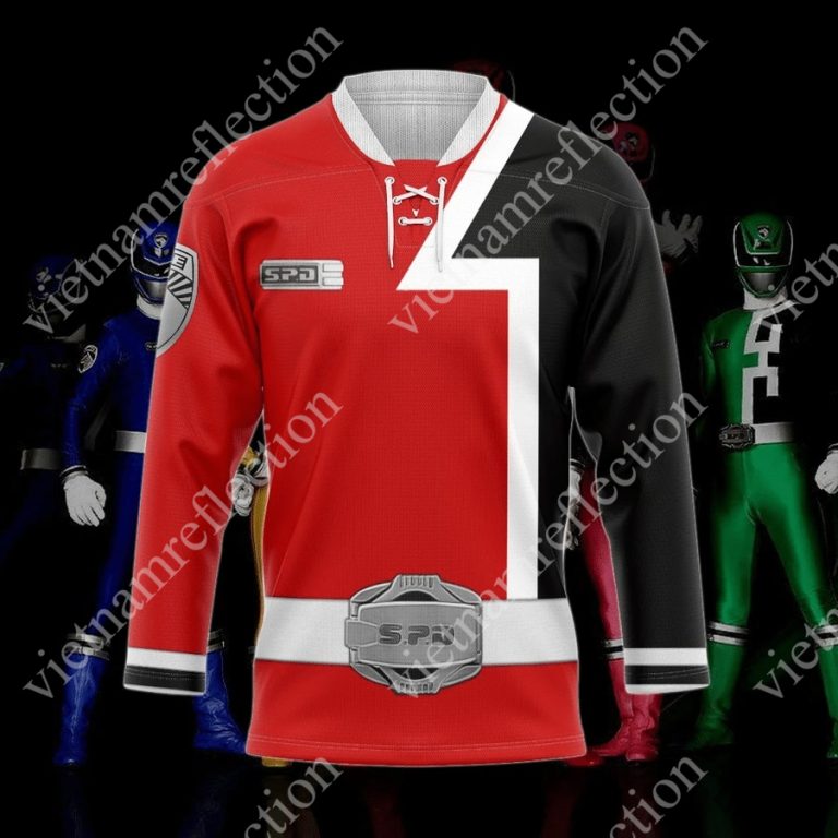 S.P.D Red Ranger hockey jersey