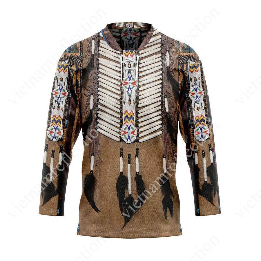 Native American 3d hockey jersey