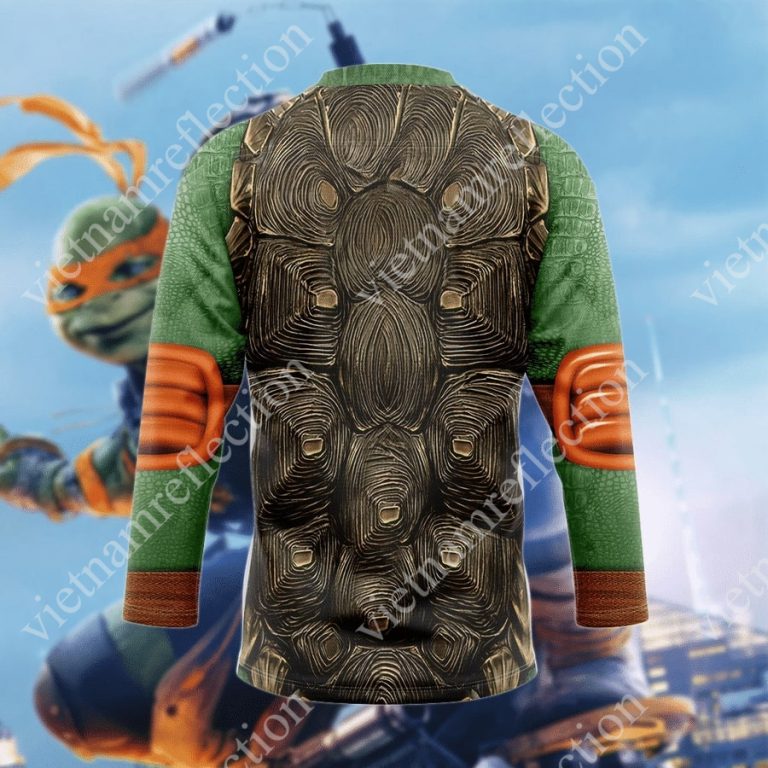 Michelangelo TMNT cosplay hockey jersey